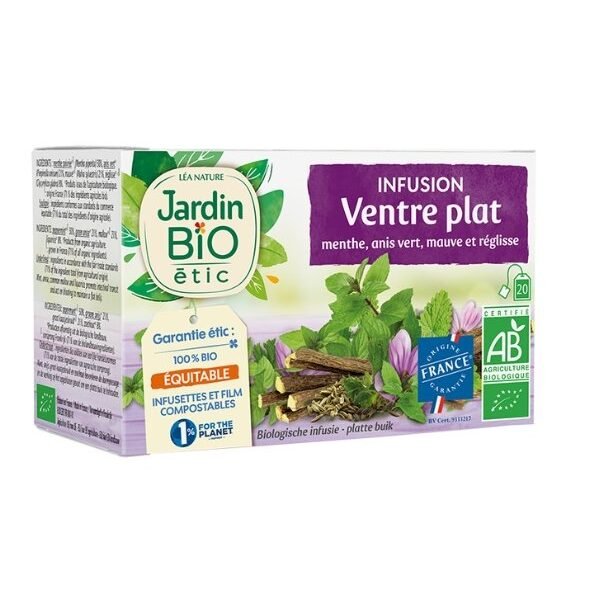 JARDIN BIO INFUSION VENTRE PLAT 20 SACHET