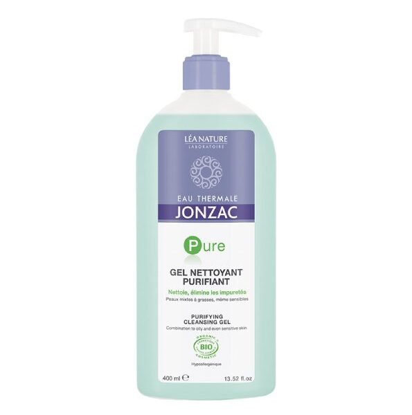 EAU THERMALE JONZAC PURE GEL NETTOYANT PURIFIANT 400 ml