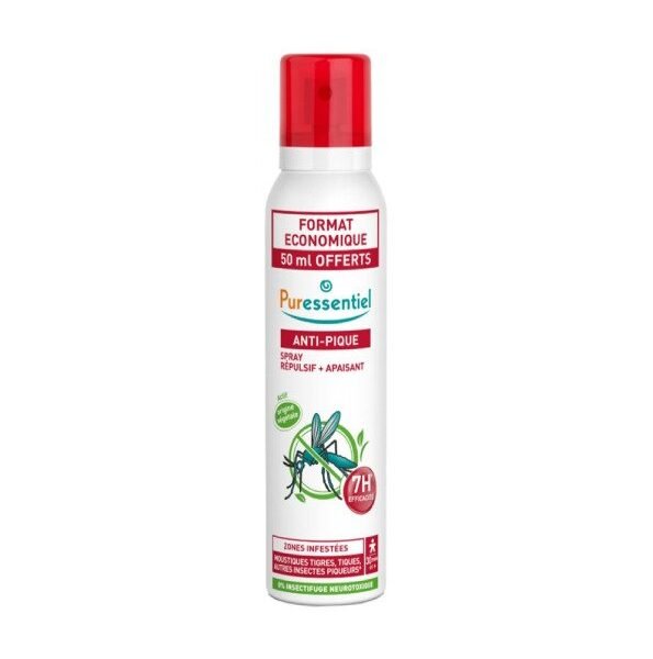 Puressentiel Zoom Anti-pique spray repulsif et apisant anti-moustiques - spray de 200ml