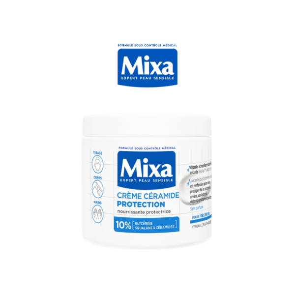MIXA Crème Céramide Protection Peaux Très Sèches 400ml
