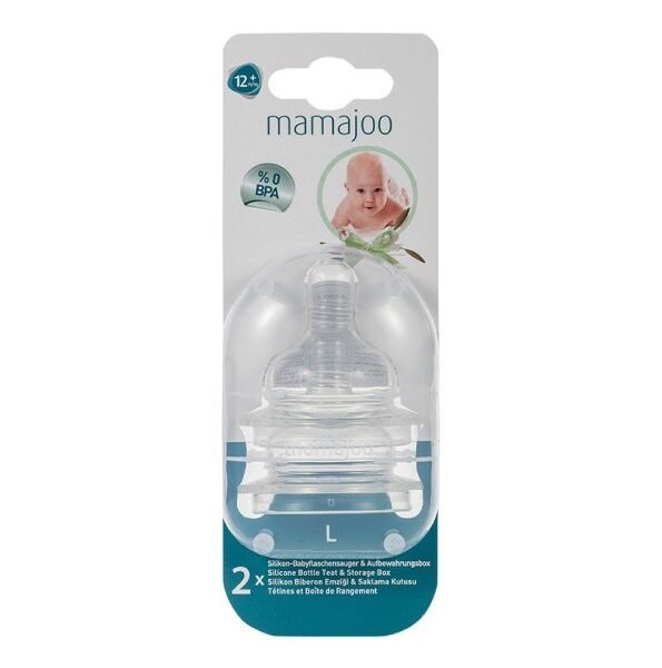 Mamajoo 2 Tetines silicone n°3 L ++12m MMJ1066