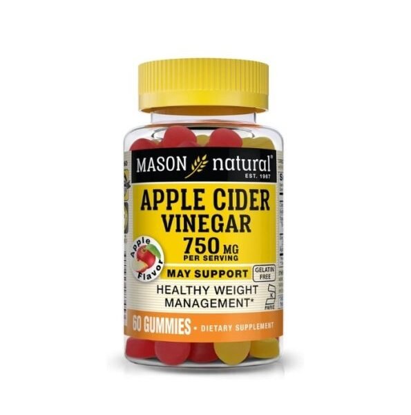 Mason Natural Apple Cider Vinegar 60 Gummies 1834-60