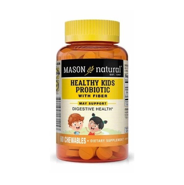 Mason Natural Healthy Kids Probiotic with fiber 60 tablets 1711-60A