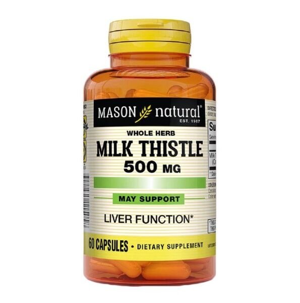 Mason Natural Milk Thistle 60 capsules