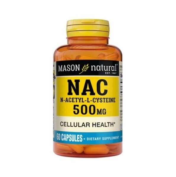 Mason Natural Nac  N-Acetyl-L-Cysteine 60 capsules  1710-60