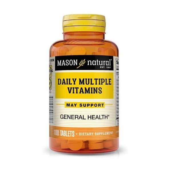Mason Natural Daily Multiple Vitamins 100 Tablets
