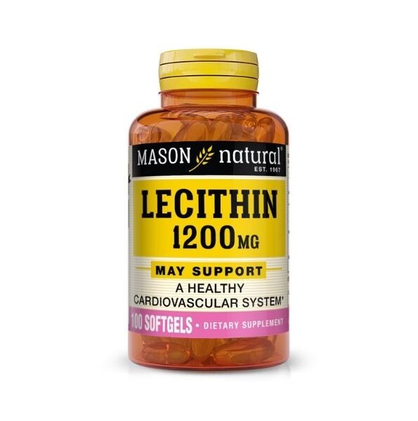 Mason Natural Lecithin 1200mg 100 Softgels