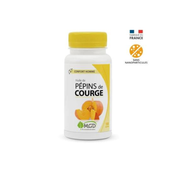 Mgd Nature huile de Pepins De Courge 100 Capsules