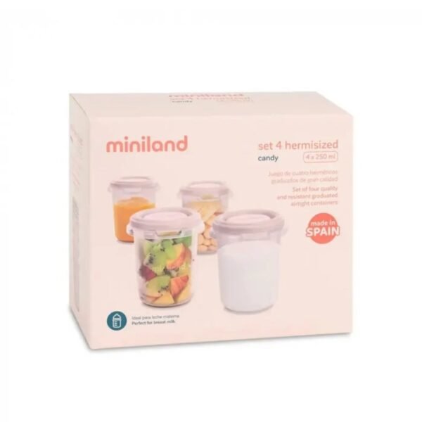 Miniland Set De Conservation 4 Pieces Candy