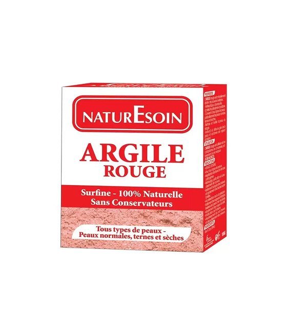 Nature-soin-argile-Rouge-sachet-100G-1.jpg Nature soin argile Rouge sachet 100G – Image 1