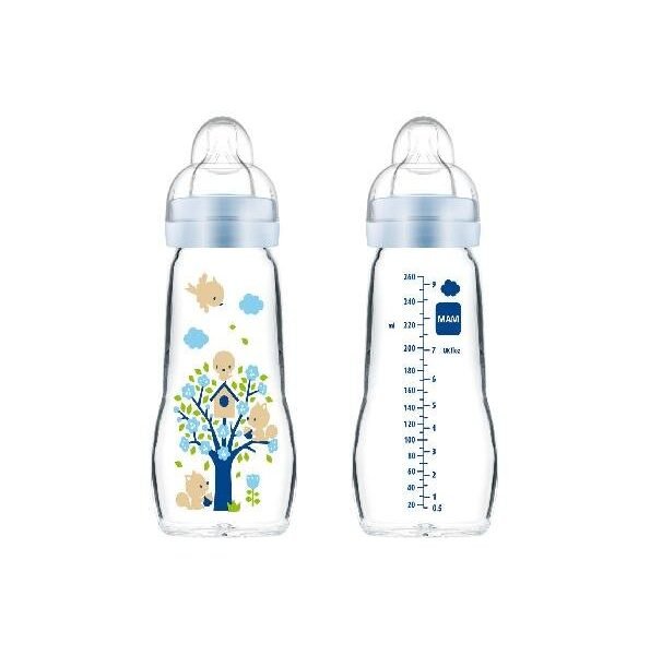 Mam Baby Biberon en verre +2m 260ml