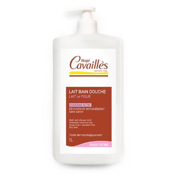 Rogé Cavaillés Lait bain douche Hydratant – Lait de figue 1L