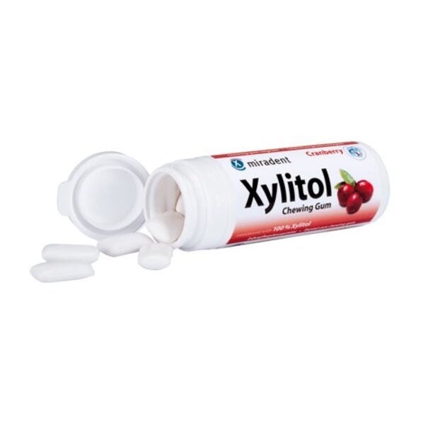 Miradent Chewing Gum Canneberge Boite 30