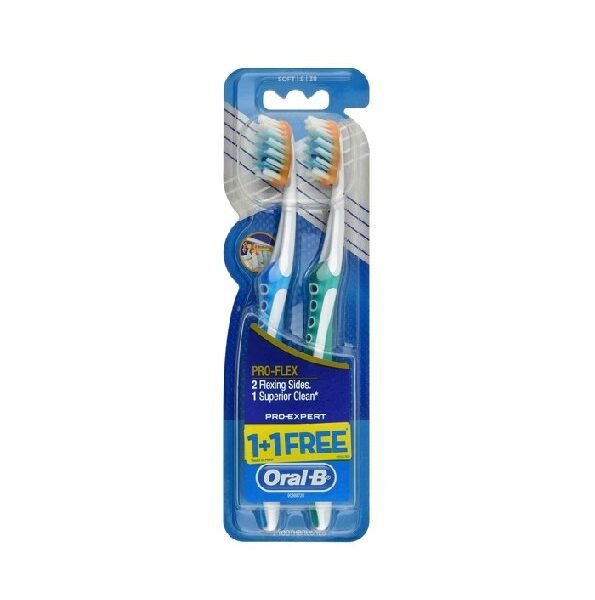 Oral-B Brosse À Dents Pro Flex soft 1+1