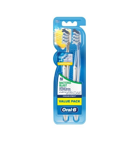 Oral B Bad pro expert plaque bacterienne medium 1+1 pack