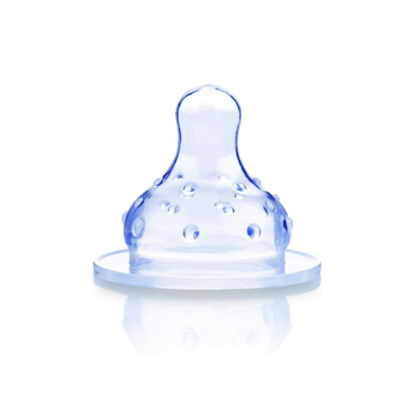 Nuby 2 Tetines Silicone Flux Variable 0-12m ID906
