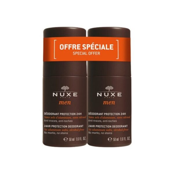 Nuxe Men Deodorant Protection 24h 2*50ml Pack