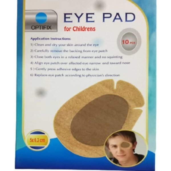 Optifix Eye Pad For Enfant 5x6.2 10 Pieces