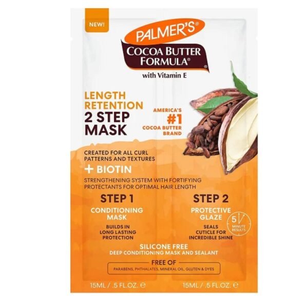 Palmer's Masque Cheveux 2 Steps Cacao & Biotine 60g
