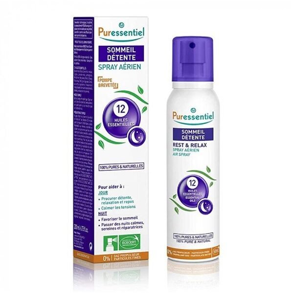 Puressentiel Sommeil detente Spray  12 Huiles Essentielles 200ml
