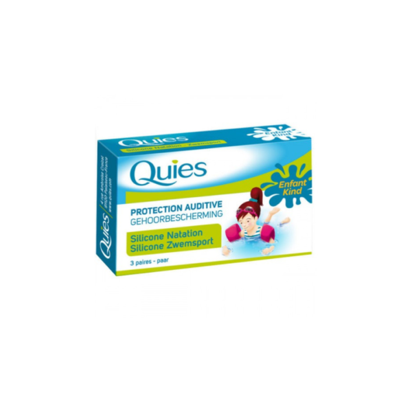 Quies Protection Enfant en silicone spécial natation - 6 paires