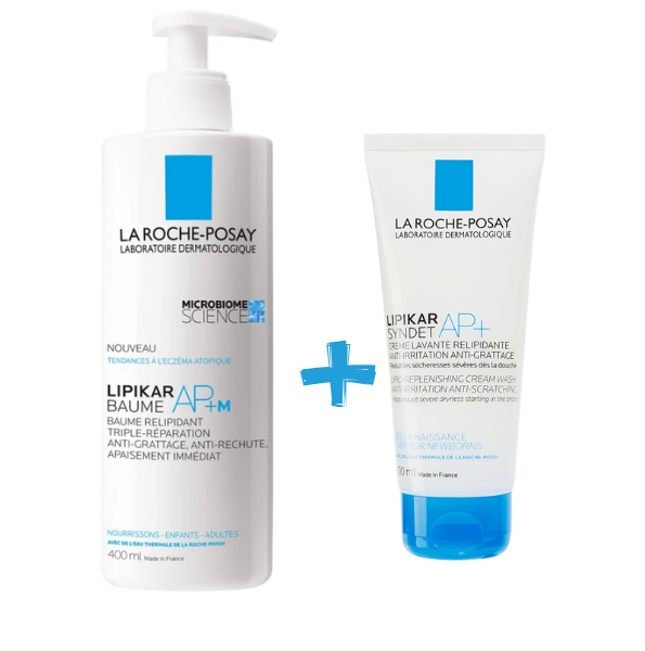 La Roche Posay Lipikar Baume AP+ M 400ml + Syndet AP+ 100ml pack