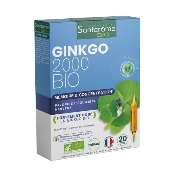 SANTAROME GINKGO 20 AMPOULES