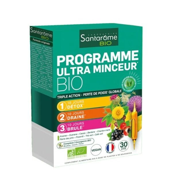 SANTAROME PROGRAMME ULTRA MINCEUR 30 AMPOULES