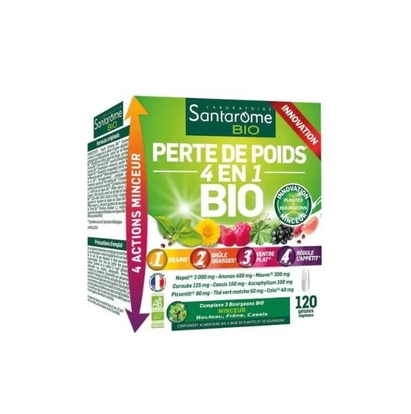 SANTAROME MINCEUR 4EN1 120GELULES