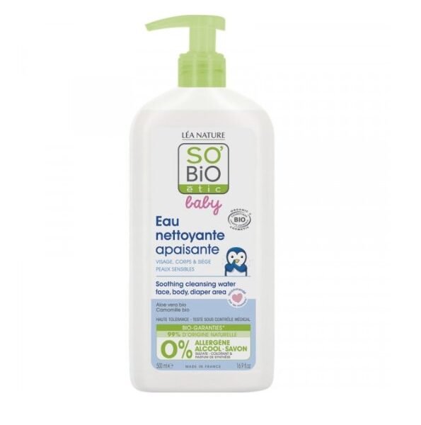 SO BIO BABY EAU NETTOYANTE 500ML