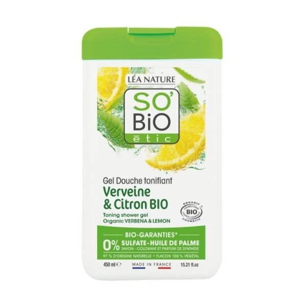 SO BIO GEL DOUCHE VERVEINE CITRON 450ML