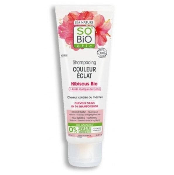 SO BIO SHAMPOOING COULEUR ECLAT HIBISCUS 250ML