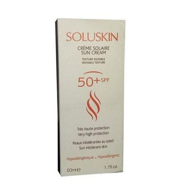 SOLUSKIN Creme Solaire Spf50+ Invisible 50ml
