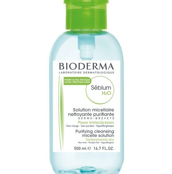 Bioderma - Sebium H2O Pompe Inversée - 500 ml