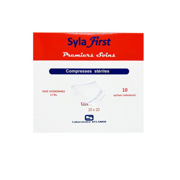 Sylafirst Compress Sterilies 20x20 Boite de 10 Pieces