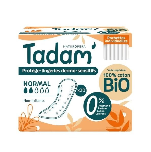 TADAM PROTÉGE LINGERIE DERMO SENSITIF NORMAL X20
