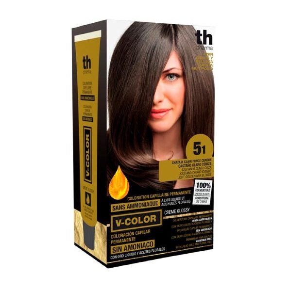Th-Vitalia Color N° 5.1 Chatain Claire Fonce Cendre