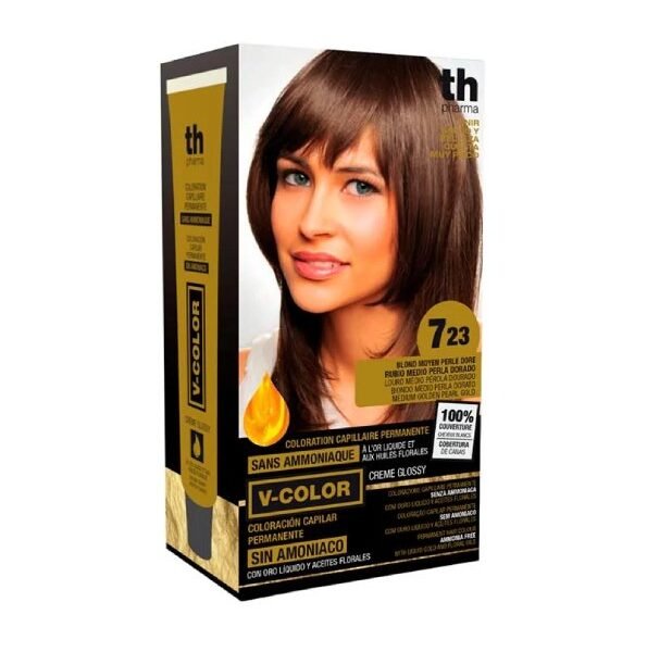 Th-Vitalia Color N° 7.23 Blond moyen Perle dore