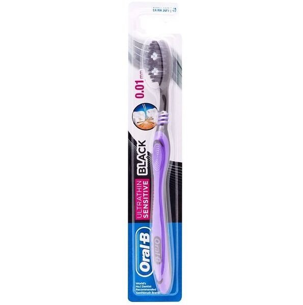ORAL-B BROSSE À DENTS NOIR ULTRATHIN SENSITIVE