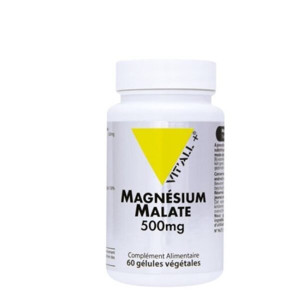 VITALL PLUS MAGNESIUM MALATE 500MG 60 GELULES