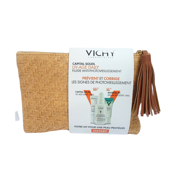 Vichy Uv Age Daily Spf50 + Age Daily +Mineral 89 Miniatures +Trousse