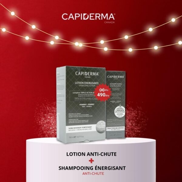 Capiderma - Lotion soin intensif anti-chute - 150 ml = Shampooing  Anti-chute 200ml Offert