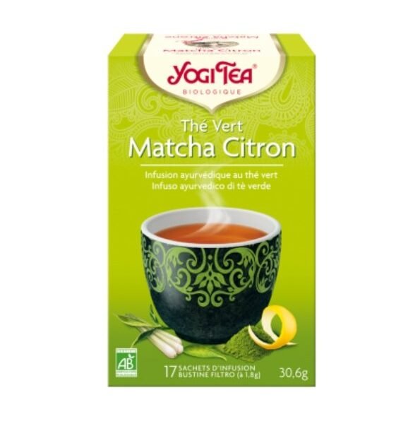YOGI TEA THE VERT MATCHA CITRON 17 X 2G