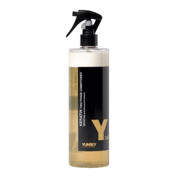 Yunsey Après Shampooing Biphasé à la Kératine Dorée 24 Carats Or Biphasique 500ml