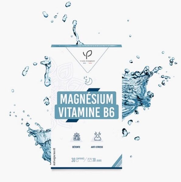 Yves Ponroy Magnésium et vitamine B6 - 30 Comprimes