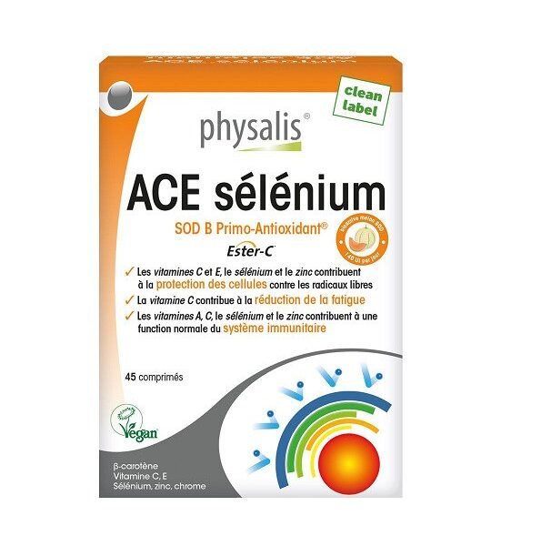 Physalis ACE Selenium 45 Comprimès