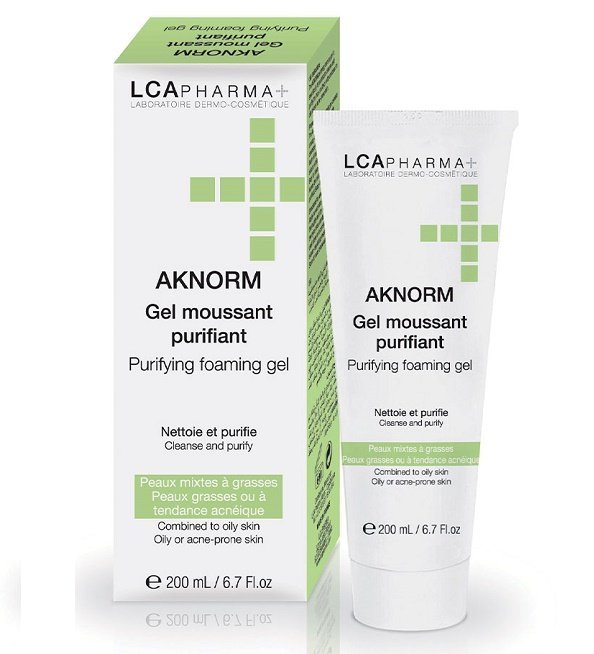 aknorm-gel-moussant-lcapharma4.jpg Lca Pharma AKNORM Gel moussant purifiant 200ml – Image 1