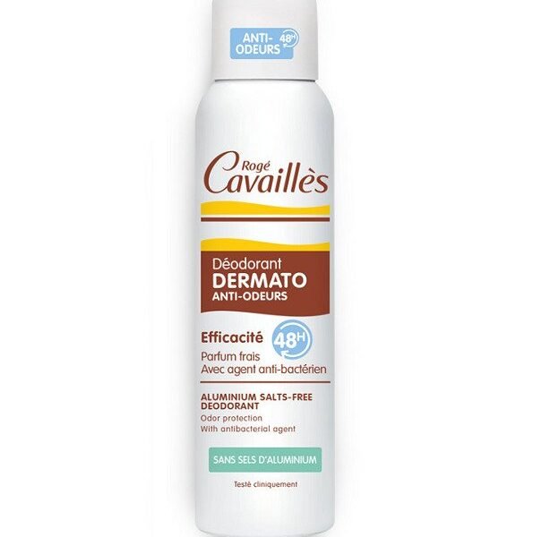 ROGE CAVAILLES DÉO-SOIN DERMATO SPRAY SANS SELS D'ALUMINIUM 150ML