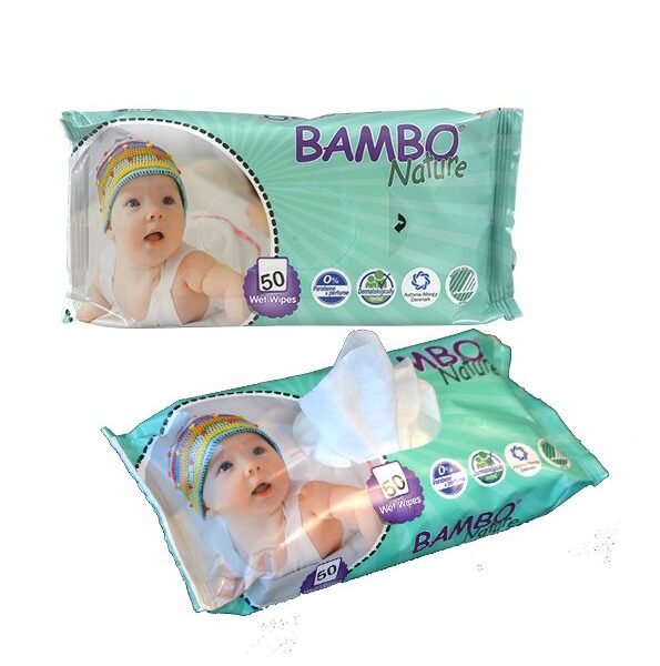 Bambo Nature Lingettes 50P sans parfum
