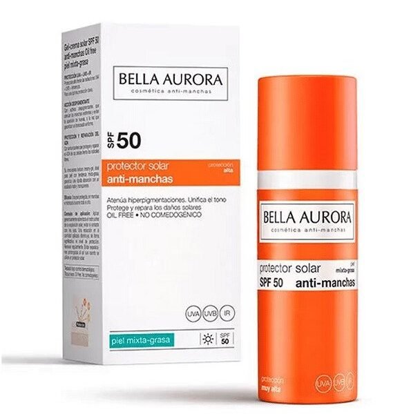 Bella Aurora Gel solaire Anti-taches Peaux mixtes/grasses SPF 50+ 50 ml